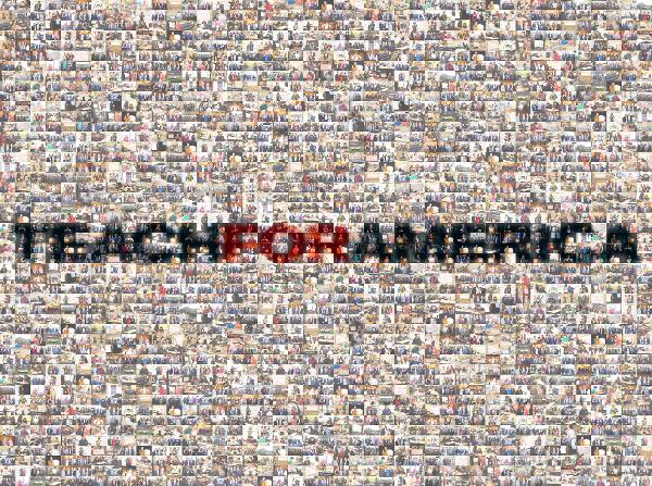 Teach For America photo mosaic