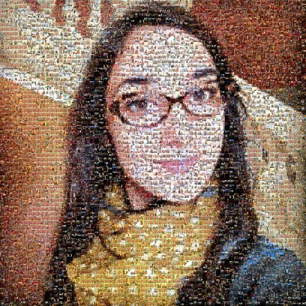 Self Portrait photo mosaic