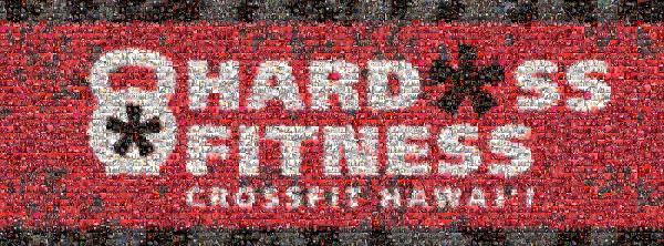 Fitness Company Logo photo mosaic