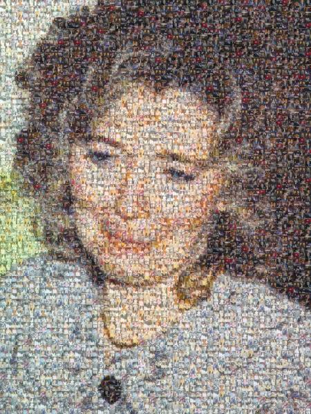 Candid Portrait photo mosaic