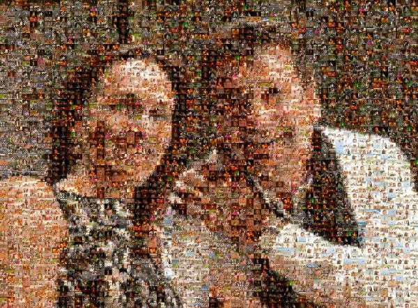 Loving Parents photo mosaic