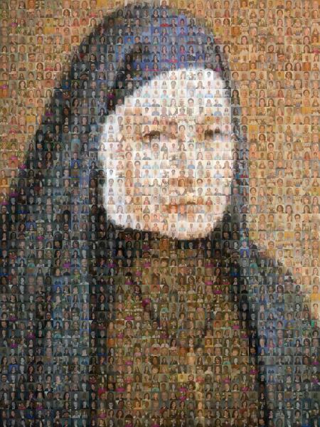 Catholic Saint photo mosaic