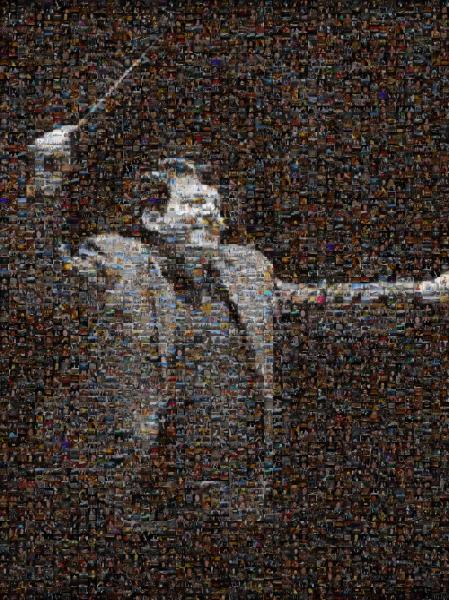 Orchestra Conductor photo mosaic