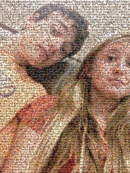 Candid Selfie photo mosaic