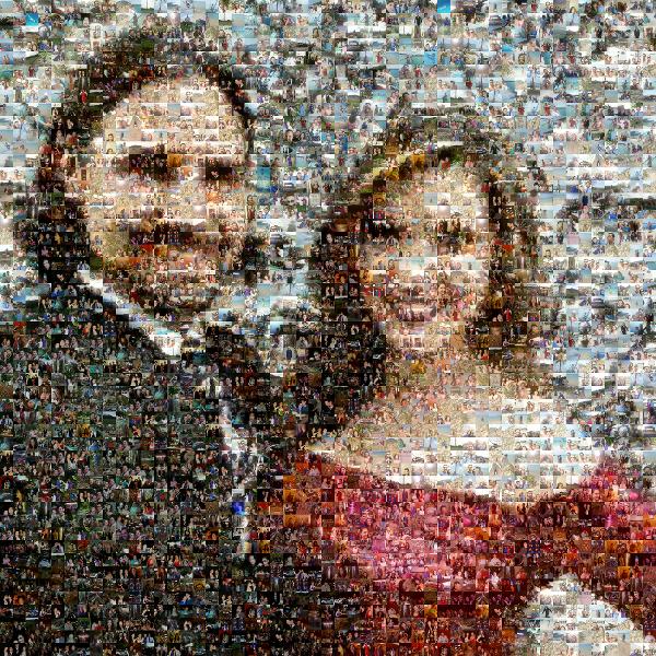 Well Dressed Couple photo mosaic