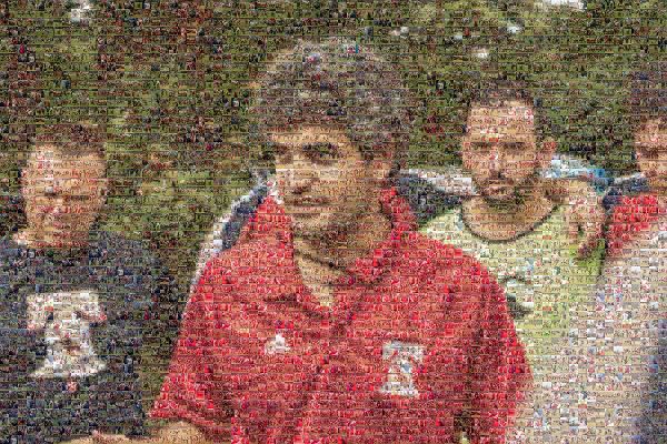 A Beloved Rugby Coach photo mosaic