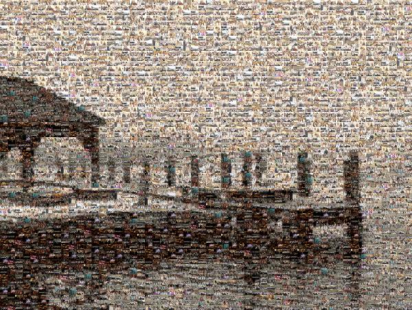 A Lakeside Retreat photo mosaic