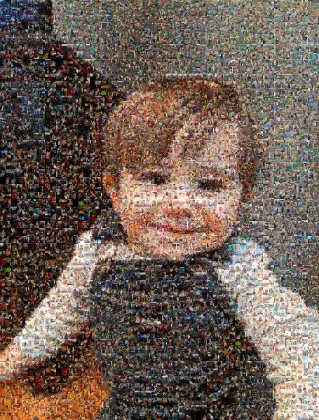 Smiling Child photo mosaic