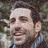 Smiling Man happy portrait profile