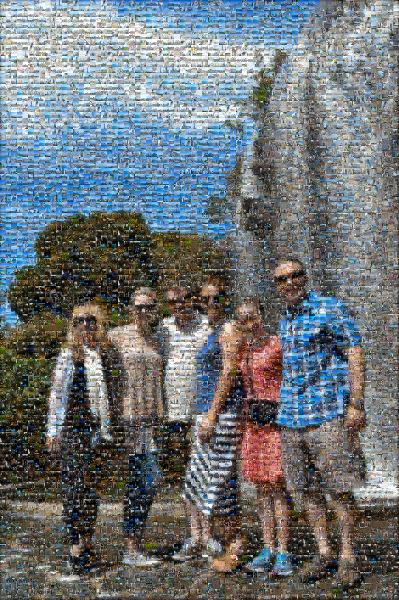 Family Vacation photo mosaic