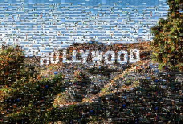 Hollywood photo mosaic