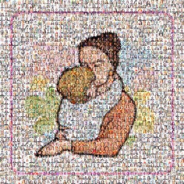 A Mother's Love photo mosaic