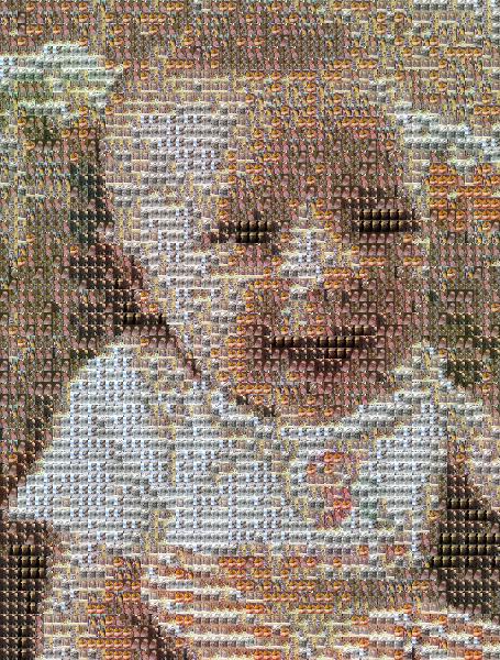 Smiling Infant photo mosaic