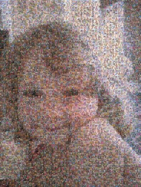 Smiling Girl photo mosaic