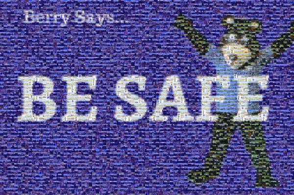 Be Safe photo mosaic