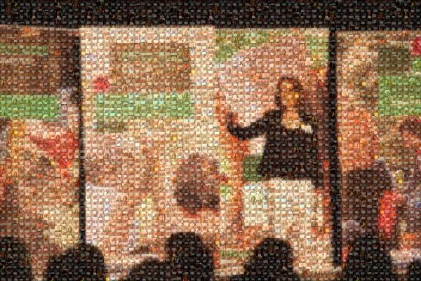 Public Speaker photo mosaic