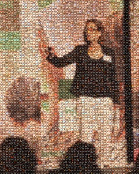 Speaker photo mosaic