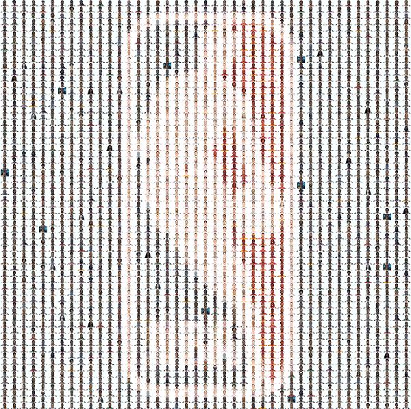 NBA photo mosaic
