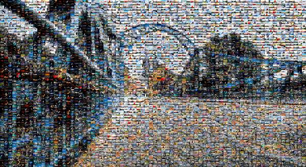 Bridge photo mosaic