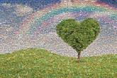 art tree rainbow nature outdoors graphics heart