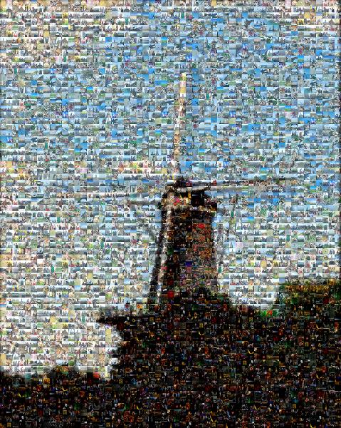 Windmill photo mosaic