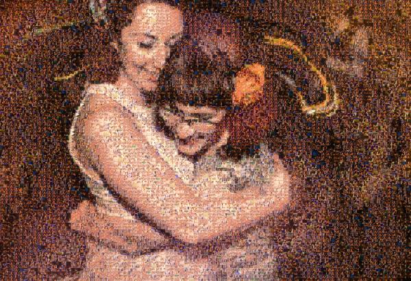 Two  Loving Friends photo mosaic