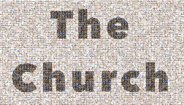 The Church photo mosaic