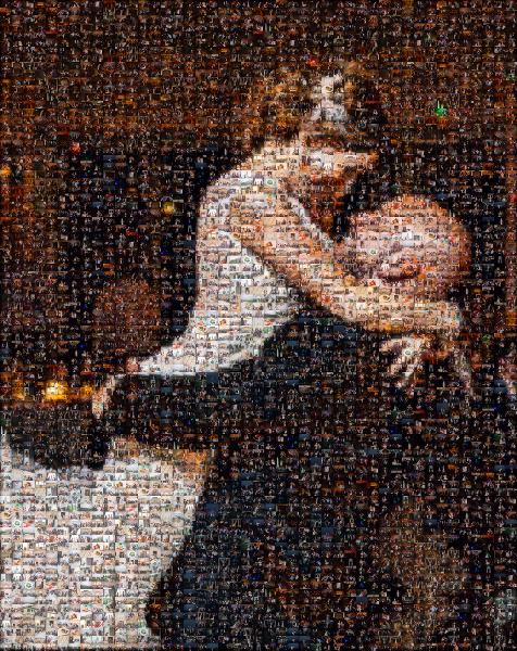 First Dance photo mosaic