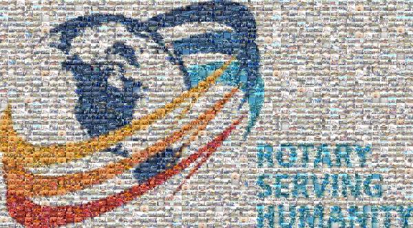 Rotary Club Poster photo mosaic