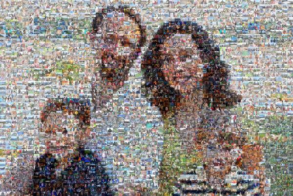 Family Portrait photo mosaic