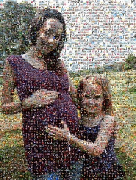 Expecting photo mosaic