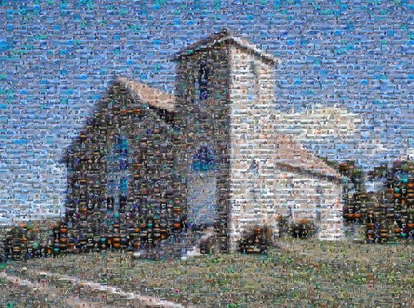 Beautiful Church photo mosaic
