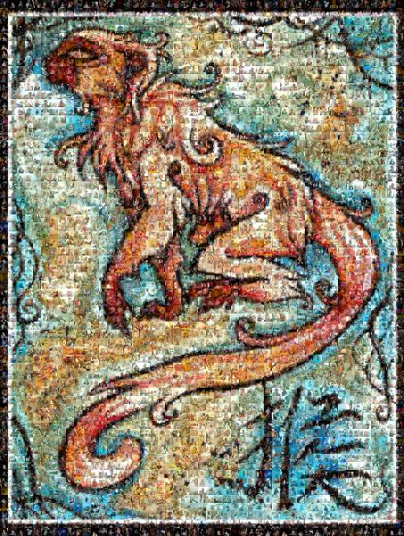 Fire Monkey photo mosaic