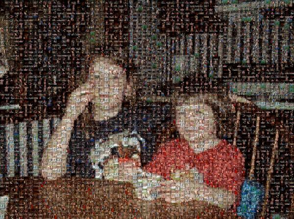 Two Sisters photo mosaic