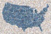 USA Outline shapes USA United States America countries nations headshots teams