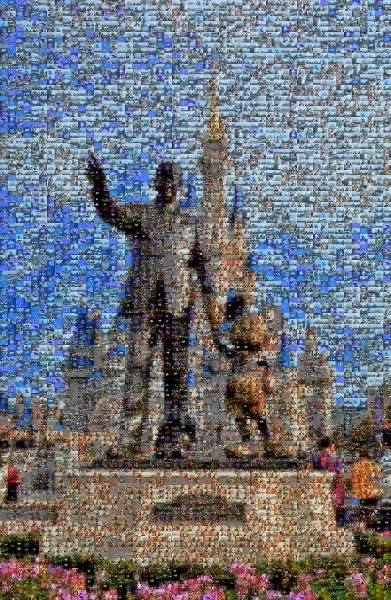 Walt Disney World photo mosaic
