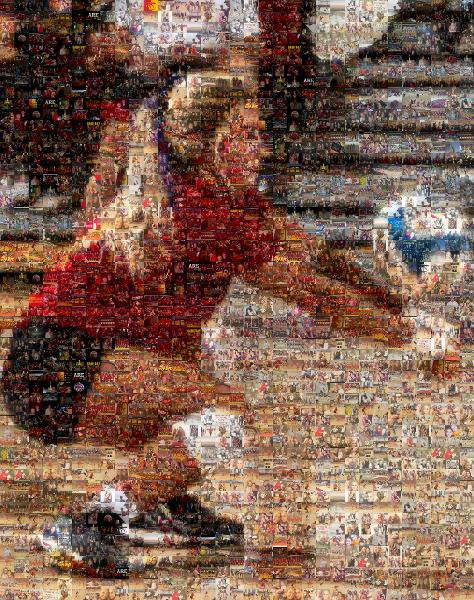 Volleyball Game photo mosaic
