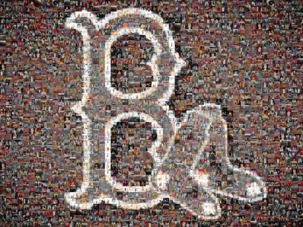 Boston Red Sox photo mosaic