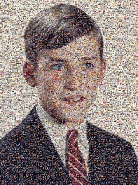 A Classic Yearbook Photo photo mosaic