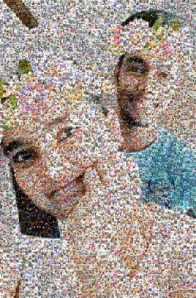 Snapchat Filter Fun photo mosaic
