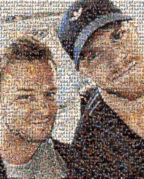 Two Friends photo mosaic
