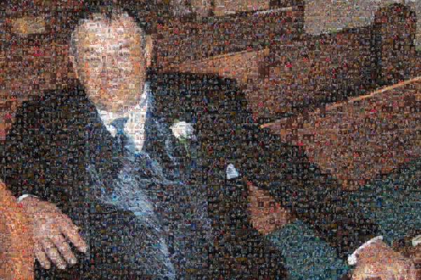 The Father of the Bride photo mosaic