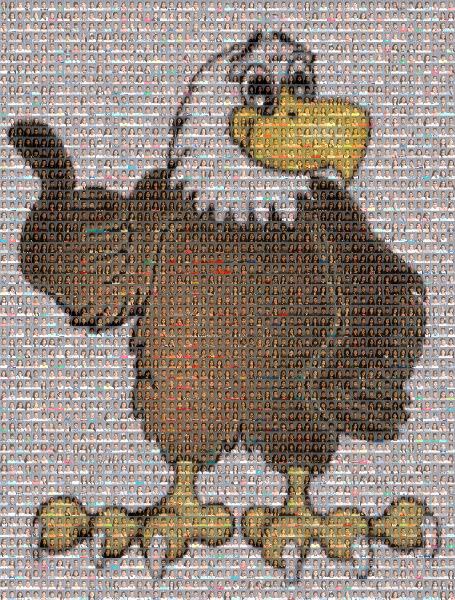 School Mascot photo mosaic