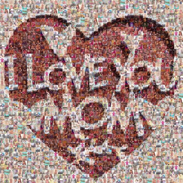I Love You Mom photo mosaic