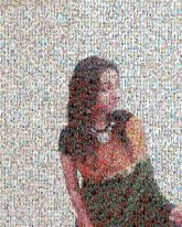 Portrait of a Young Girl persons people girl woman faces profiles portraits candid saris young females