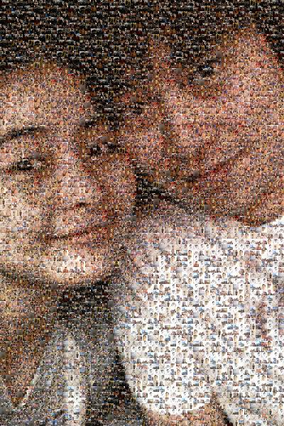 A Sweet Selfie photo mosaic