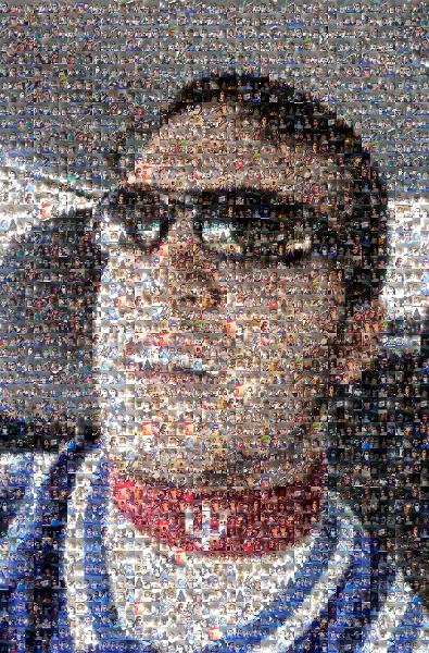 A Car Selfie photo mosaic