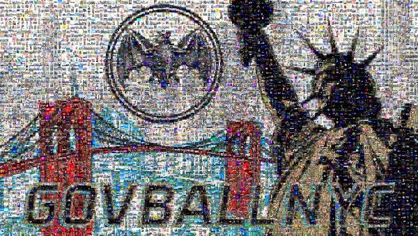 Governors Ball NYC  photo mosaic