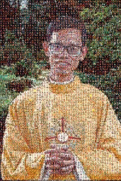 Devotional Portrait photo mosaic