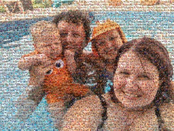 Family Vacation! photo mosaic
